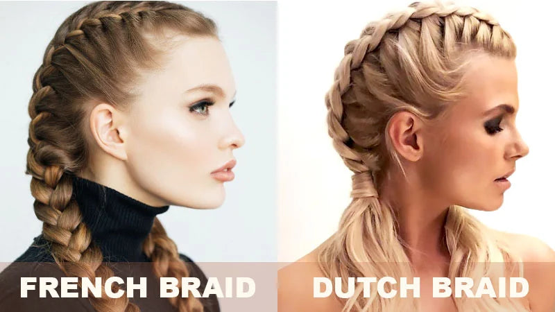 French Braid VS Dutch Braid-what are different？ – BLL Hair