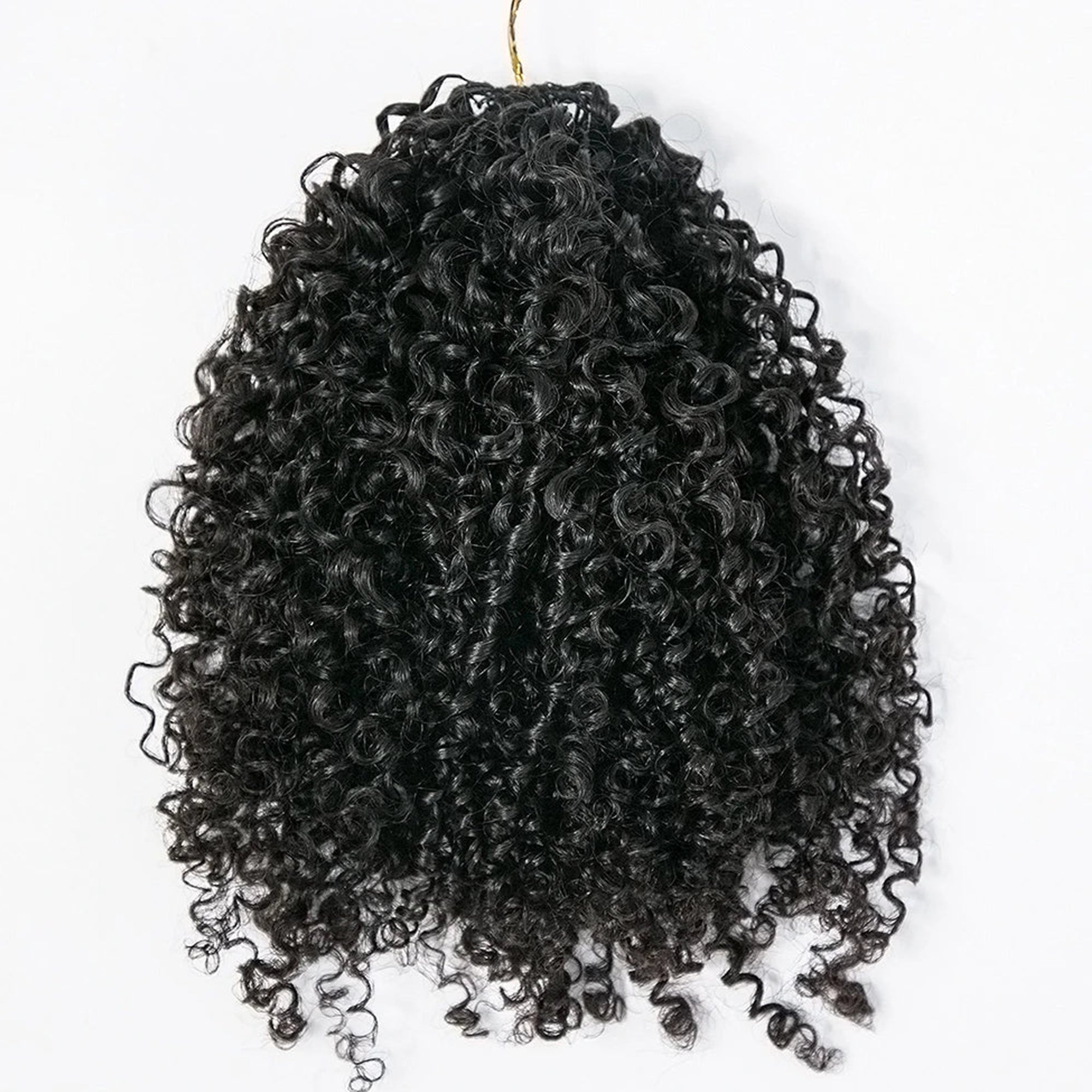 Multi-Textured Afro Kinky Curly Feather Crochet Human Hair Extensions
