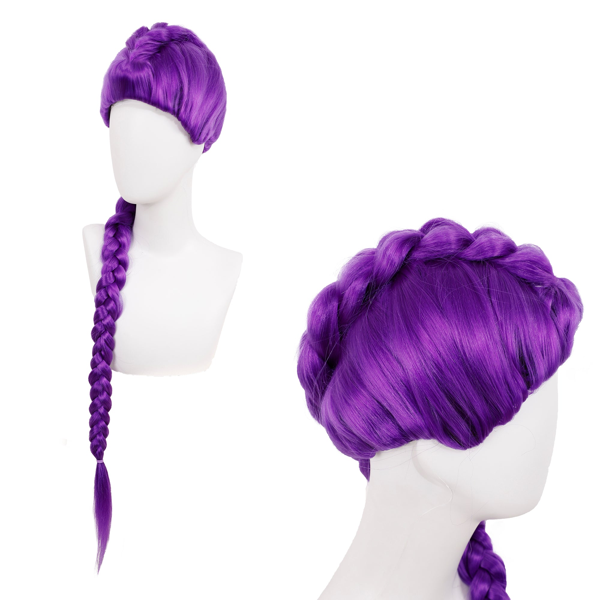 Rumi Purple Long Braids Cosplay Hair Wig 120cm