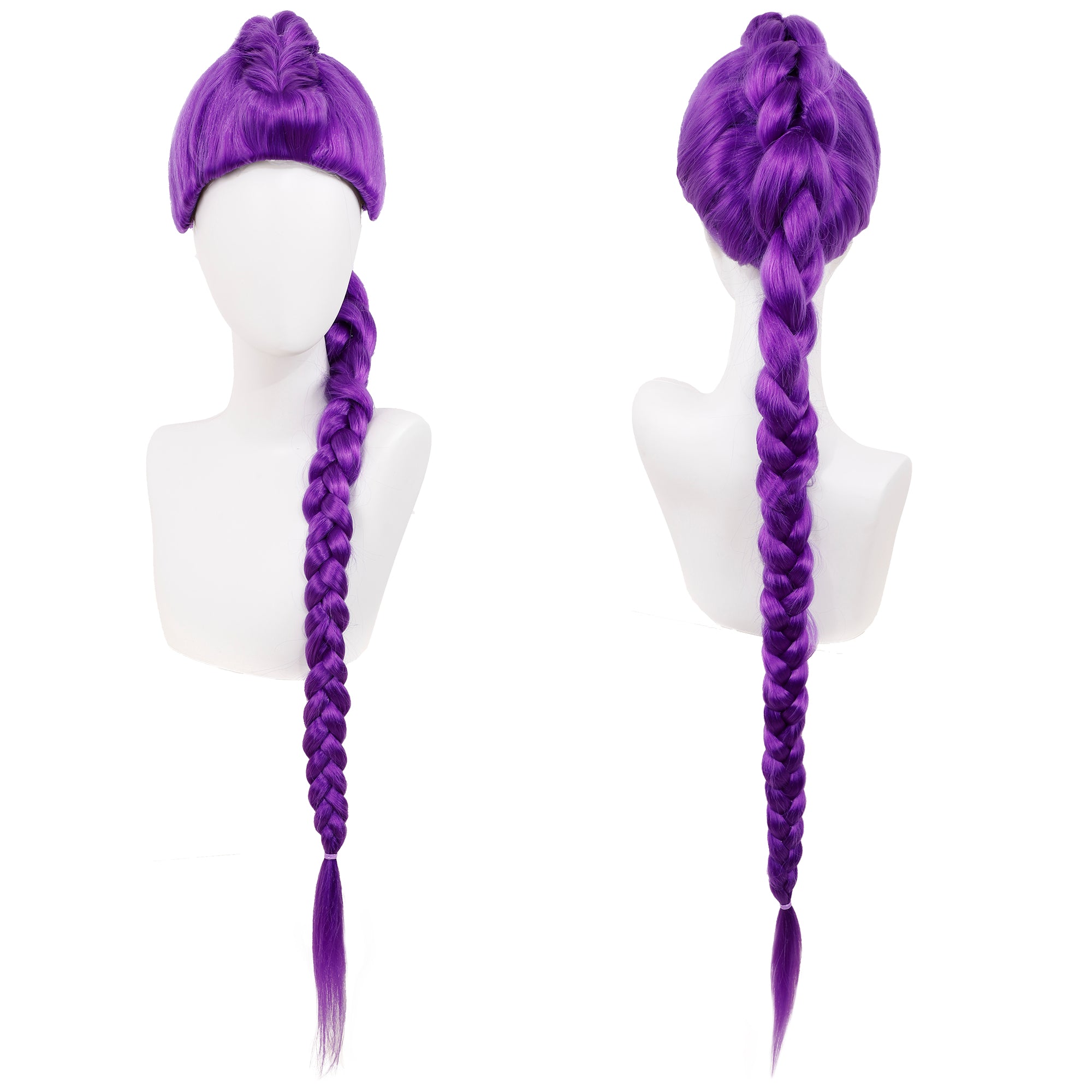 Rumi Purple Long Braids Cosplay Hair Wig 120cm