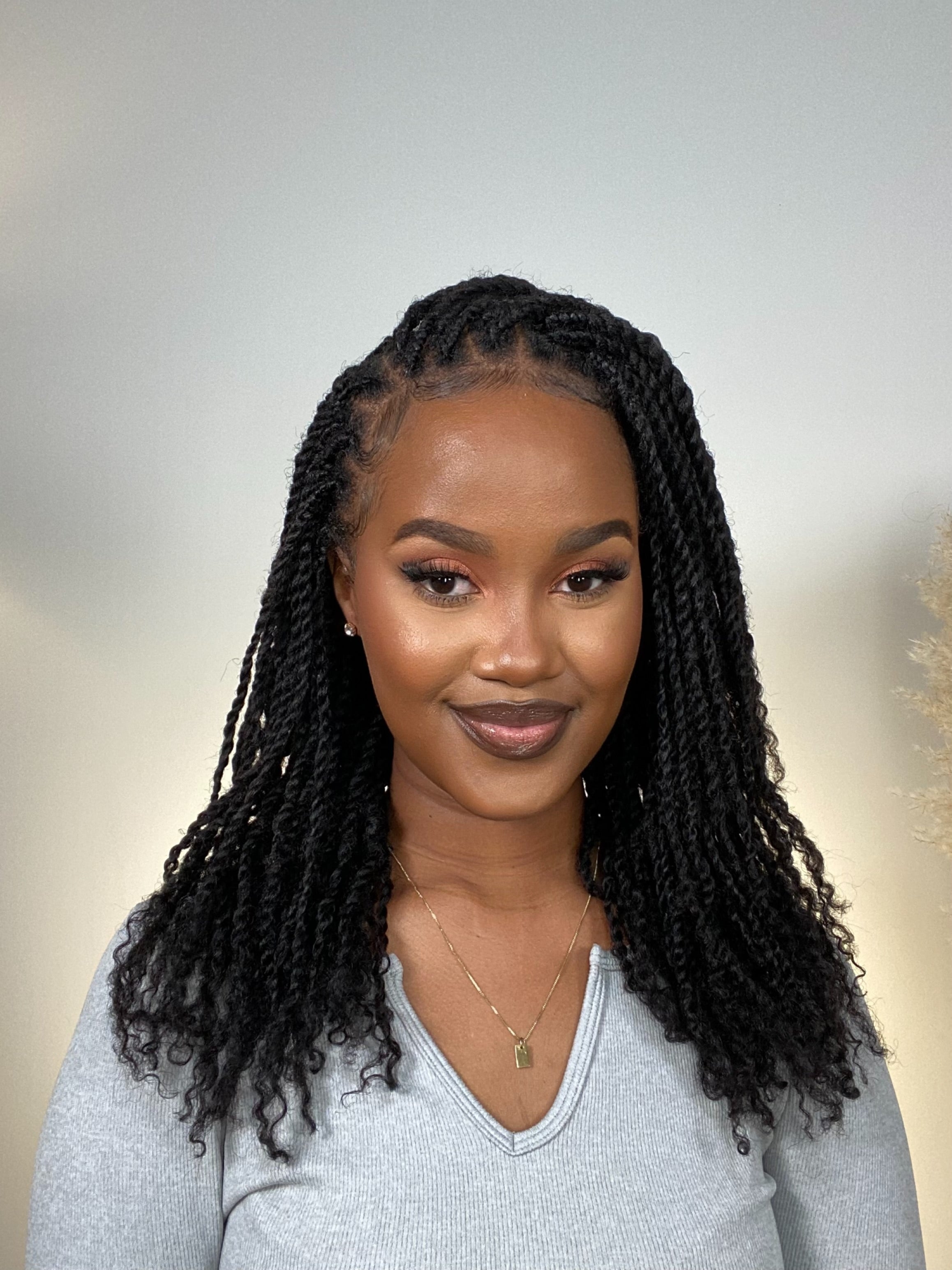 BLL Afro Kinkys Bulk Human Hair-100% Human Hair for Mini Twist Braiding Dreadlock Loc Extensions Afro Kinky Curly Bulk Human Hair