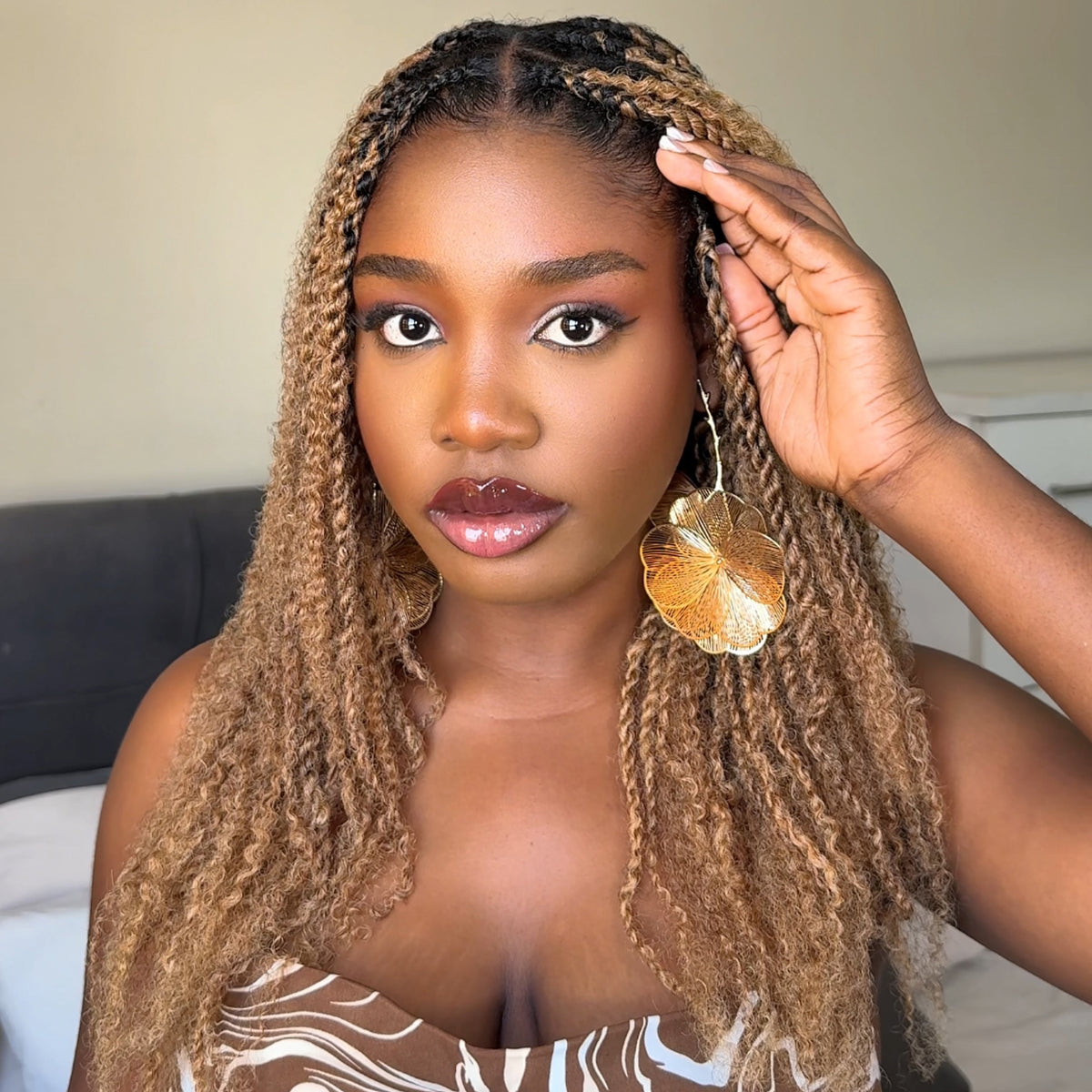 BLL 27 Color Blonde Afro Kinkys Bulk Human Hair-100% Human Hair for Mini Twist Braiding Dreadlock Loc Extensions