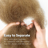 99J Color Afro Kinky Curly Bulk Human Hair Big Sale