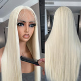 30 Inch Honey Blonde HD Lace Front Wig Pre Plucked Ready to Wear Glueless 13x5x1 Highlight Synthetic Lace Front Wig for Women