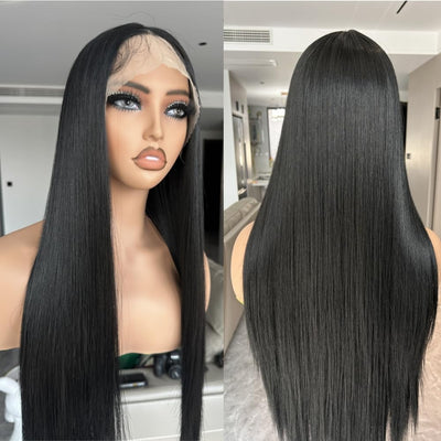 30 Inch Honey Blonde HD Lace Front Wig Pre Plucked Ready to Wear Glueless 13x5x1 Highlight Synthetic Lace Front Wig for Women