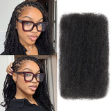 12 Inch BLL Afro Kinkys Bulk Human Hair for Mini Twist Braiding Dreadlock Loc Extensions