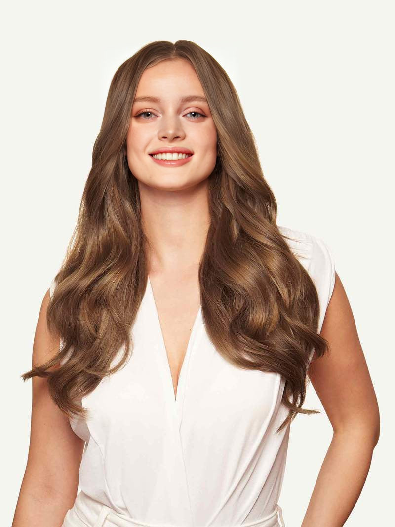 Bll seamless clip in extensionChestnut Brown#color_ chestnut-brown