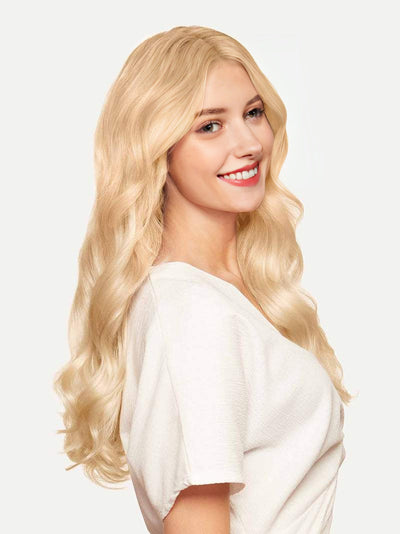 Bll seamless clip in extension Ash Blonde#color_ ash-blonde
