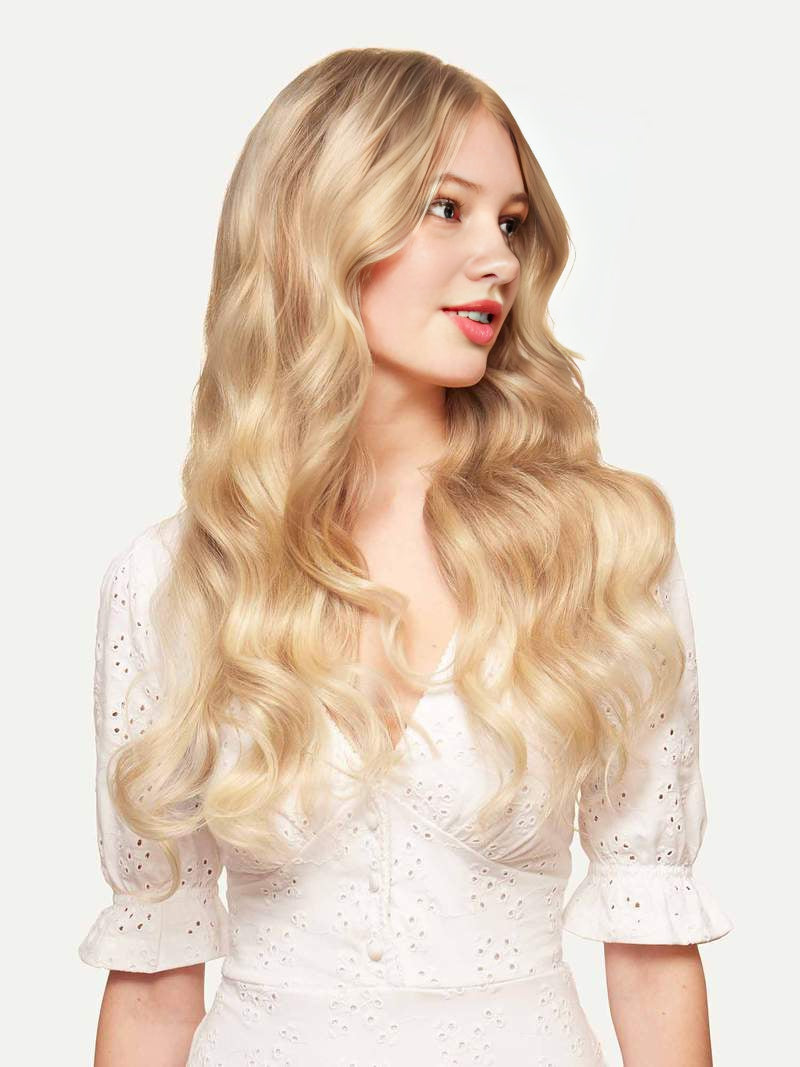 Bll seamless clip in extension Blonde Balayage#color_ blonde-balayage