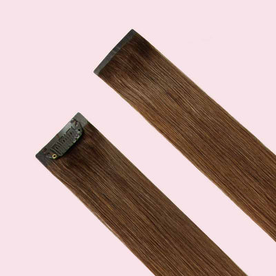 Bll classic clip in extension Chestnut Brown#color_chestnut-brown