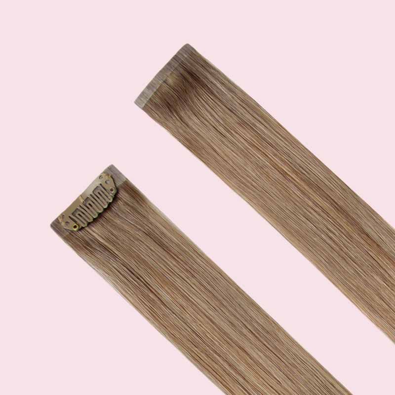 Bll classic clip in extension Ash Brown#color_ash-brown