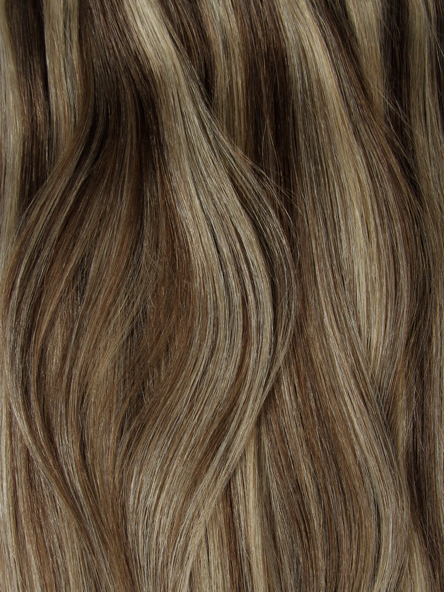 Bll clip in extension Ash Brown Highlights#color_ash-brown-highlights