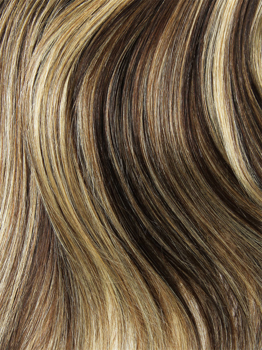 Bll seamless clip in extension Mocha Brown Highlights#color_mocha-brown-highlights