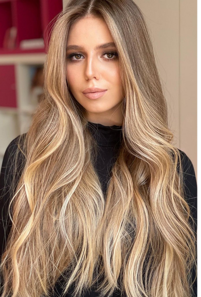 Bll classic clip in extension Natural Blonde Balayage#color_natural-blonde-balayage